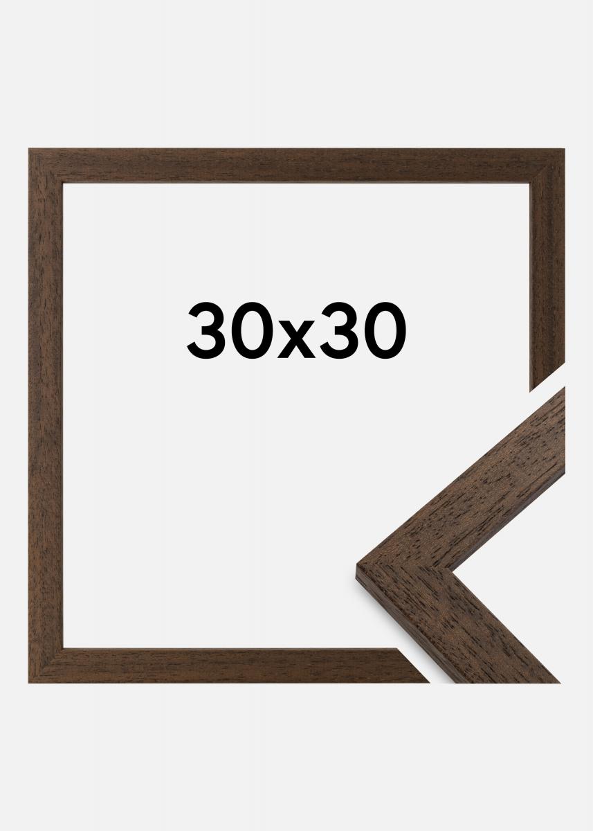 Galleri 1 Fotolijst Brown Wood 30x30 cm