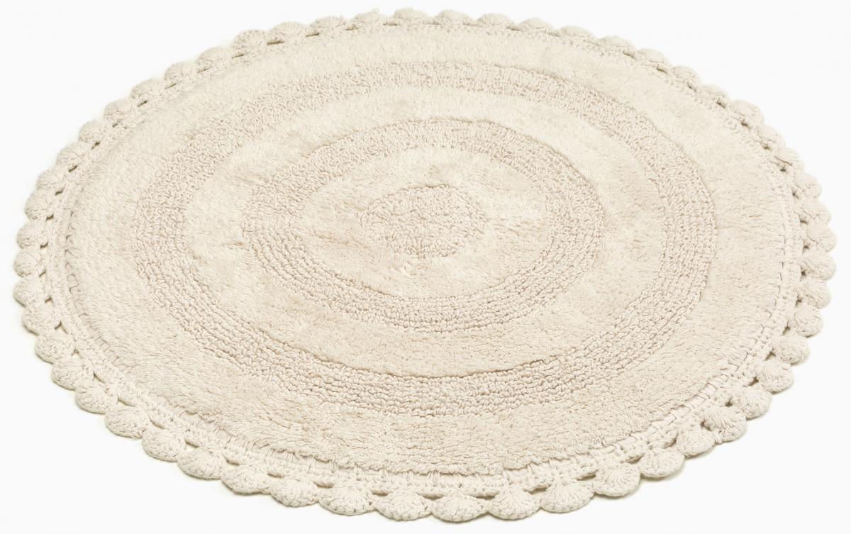 Classic Textiles of Sweden Badmat Rimini - Zand 70 cm Ø