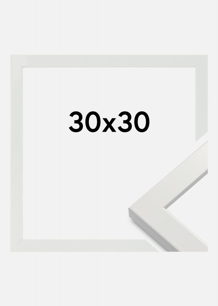 Galleri 1 Fotolijst White Wood Glossy 30x30 cm