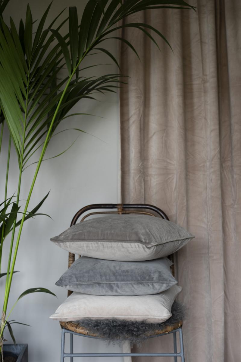 Fondaco Velvet Kussenhoes Offwhite 45x45 cm