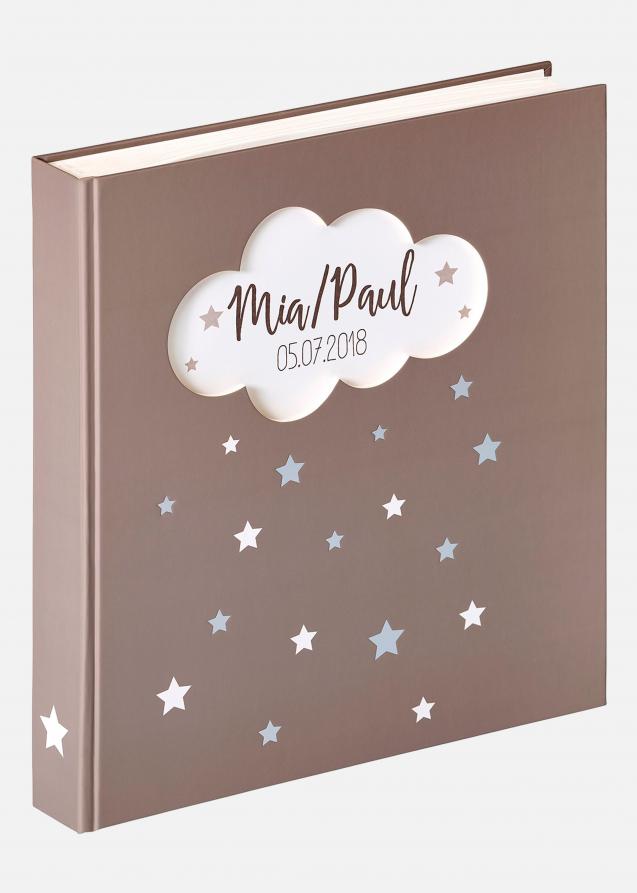Walther Magical Babyalbum Grijs - 25,7x29,2 cm (50 Witte zijden / 50 bladen)