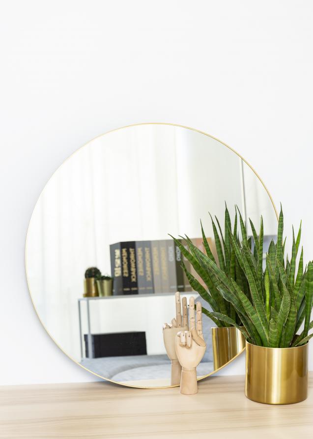 KAILA KAILA Round Mirror - Thin Brass 70 cm Ø