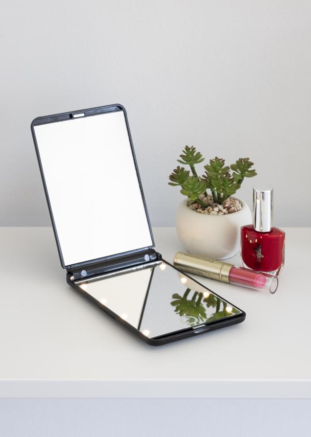 KAILA KAILA Make-up spiegel Fold III Zwart - 12.9x8.5 cm