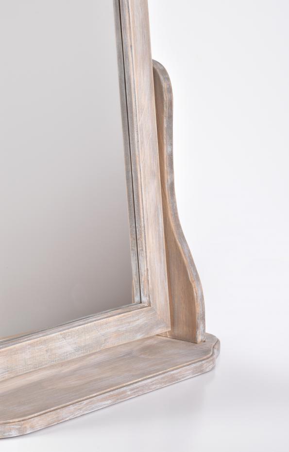 Innova Editions Spiegel Bella Rectangular Dressing Table Driftwood 46x47x12 cm