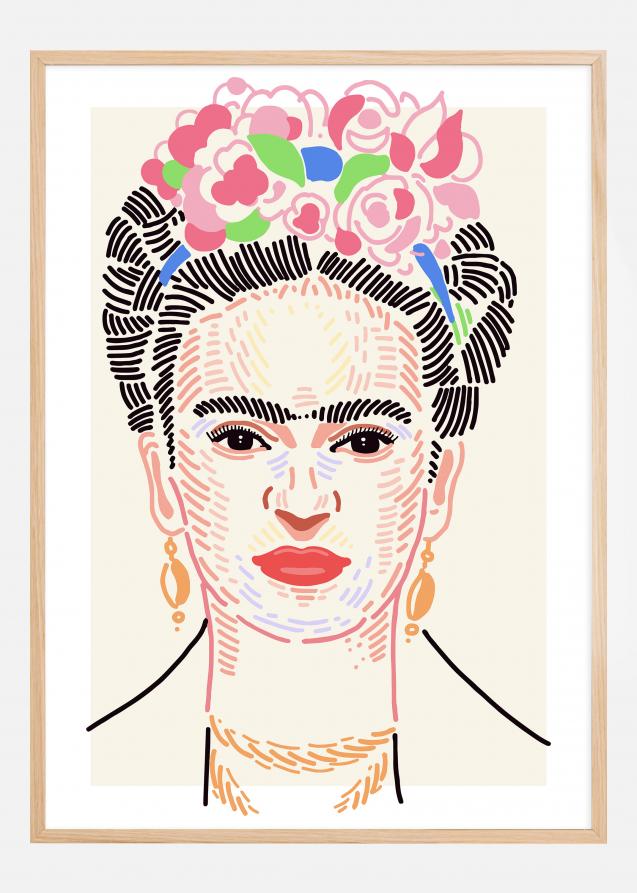 Bildverkstad Frida Kahlo ll Poster