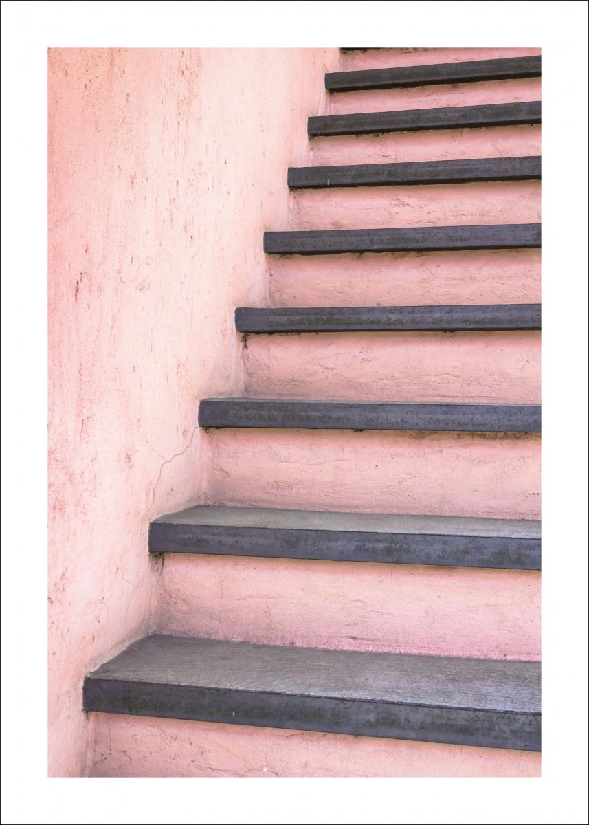 Lagervaror egen produktion Pink stairs Poster