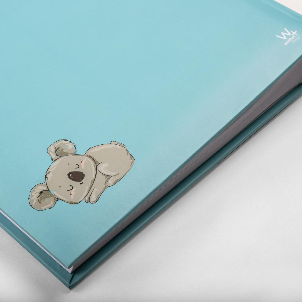 Walther Dreamer Babyalbum Turquoise - 22,5x24 cm (80 Witte zijden / 40 bladen)