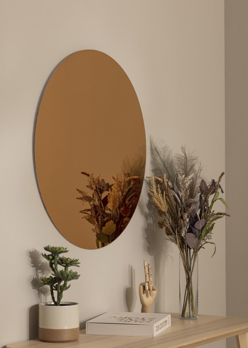 KAILA Spiegel Golden Bronze 80 cm Ø
