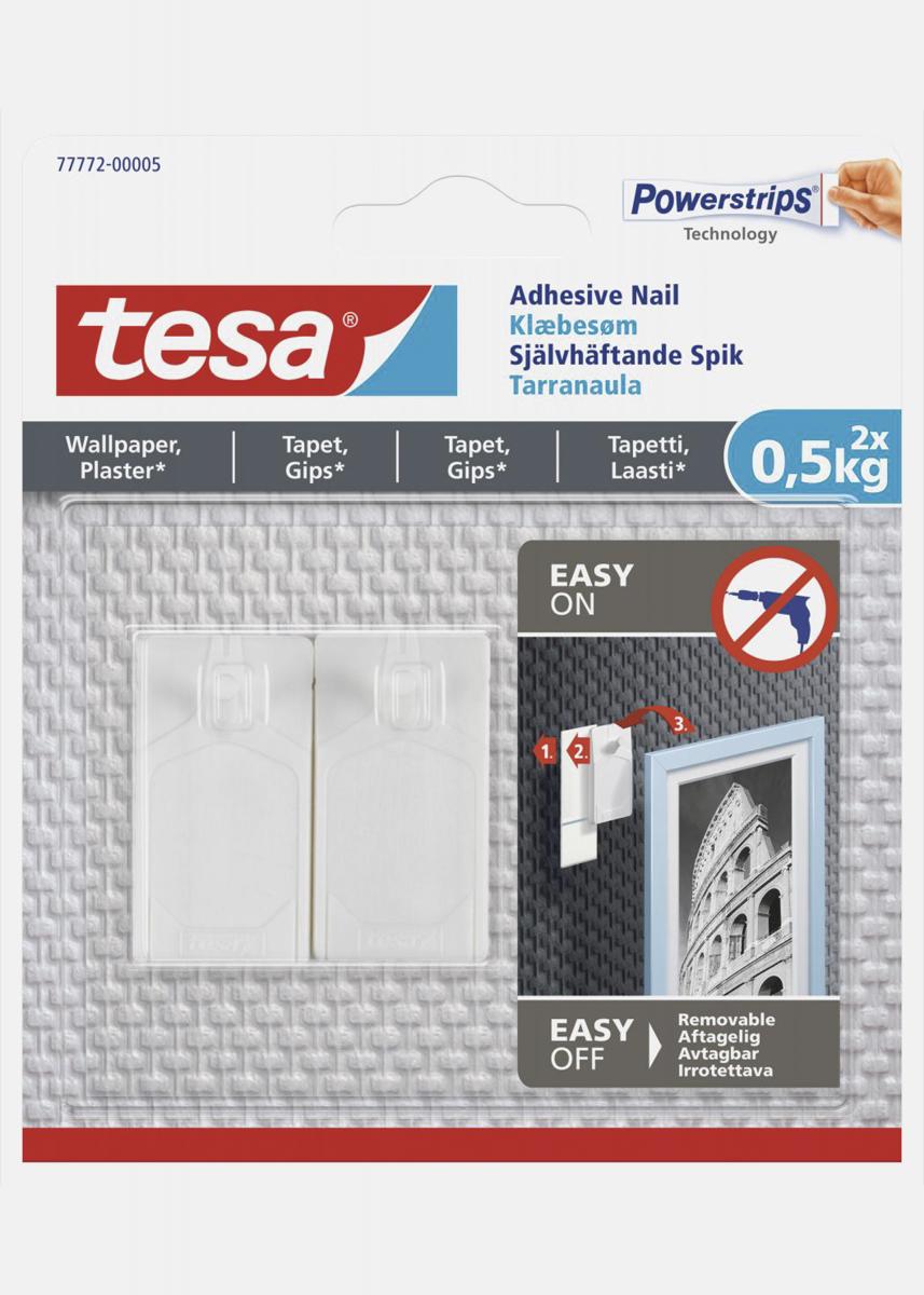 Estancia Tesa - Zelfklevende spijker voor alle soorten muren (max 2x0,5kg)