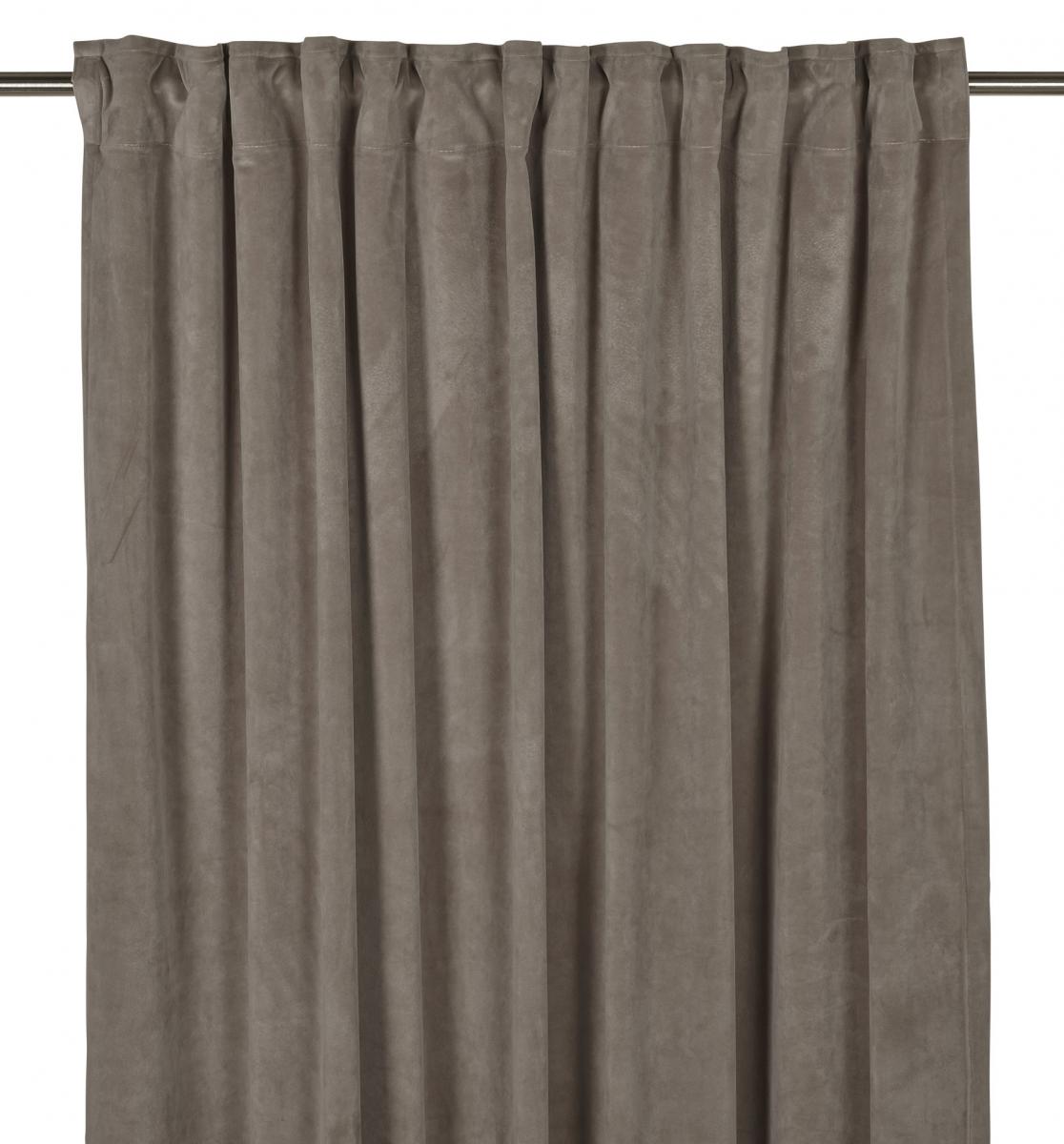 Fondaco Plooiband gordijnen Velvet - Beige set van 2