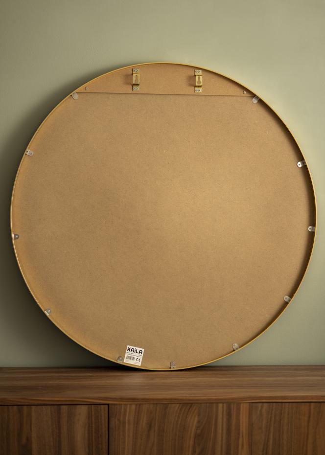 KAILA KAILA Round Mirror - Edge Gold 90 cm 