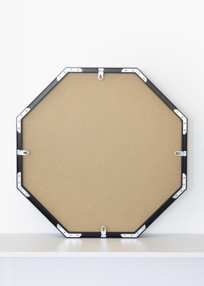 KAILA KAILA Spiegel Octagon Zwart 70 cm Ø