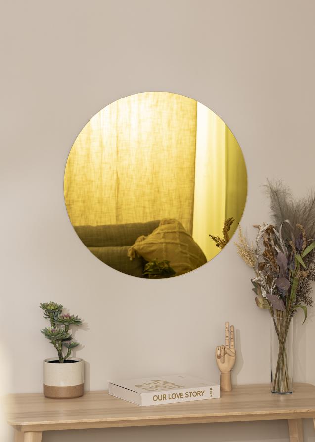 KAILA Spiegel Rich Yellow 70 cm Ø
