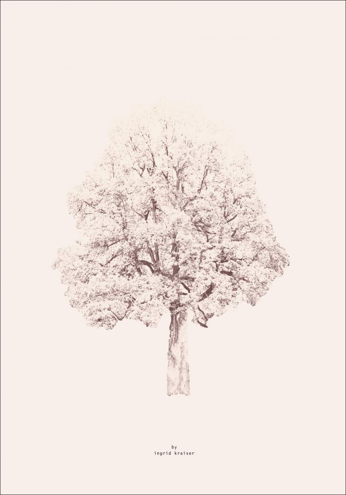 Bildverkstad Pink Tree Poster