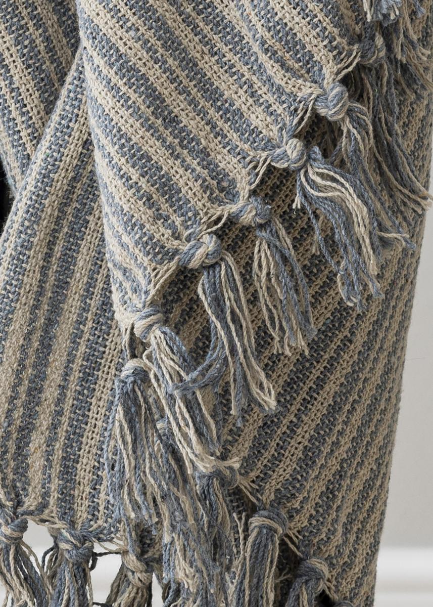 IB Laursen Plaid Stripes - Lichtblauw 130x160 cm