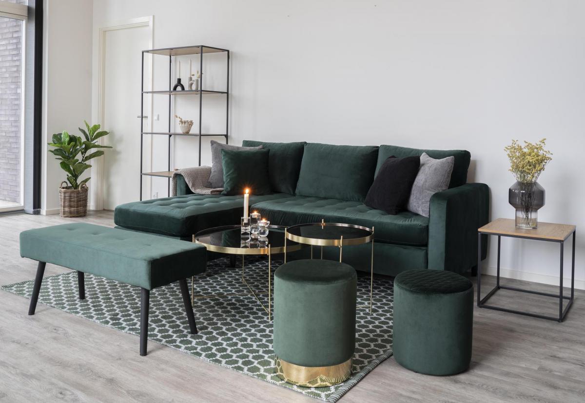 House Nordic Salontafel Venezia 48x48 cm - Messing