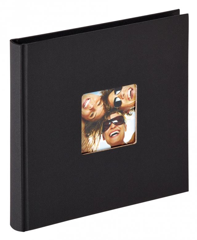 BGA Nordic Fun Album Zwart - 18x18 cm (30 Zwarte zijden / 15 bladen)