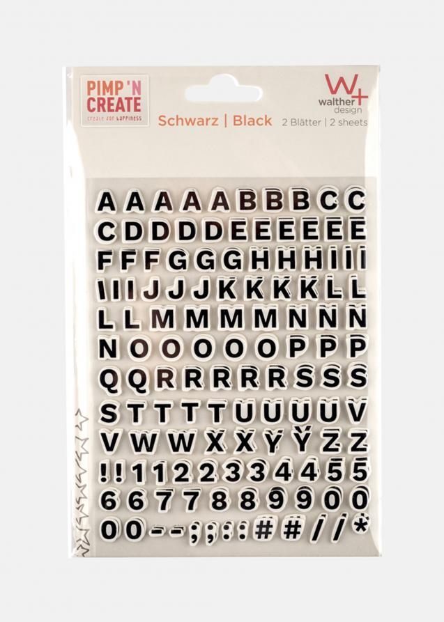 Focus Walther Stickers Black Letters