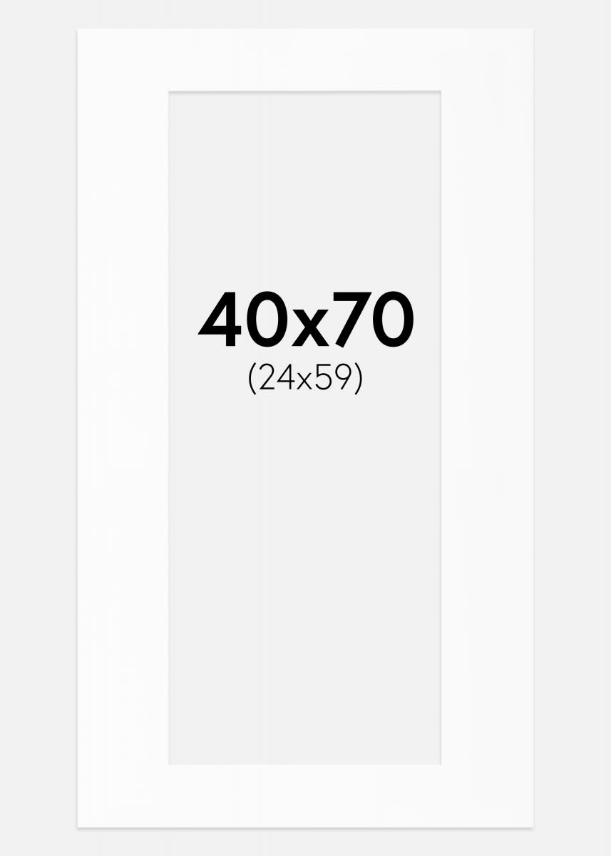 Artlink Passe-partout Wit Standard (Witte kern) 40x70 cm (24x59)