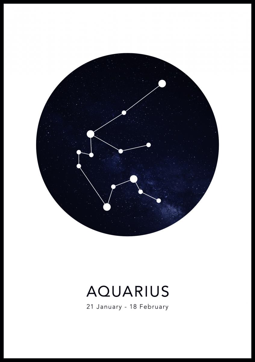 Lagervaror egen produktion Aquarius Poster