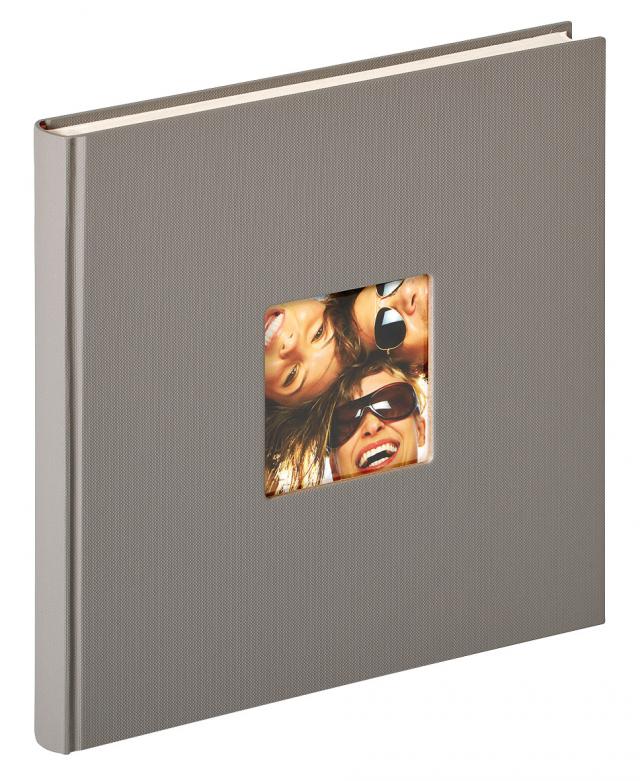 Walther Fun Design Grijs - 26x25 cm (40 Witte zijden / 20 bladen)