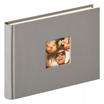 Walther Fun Design Grijs - 22x16 cm (40 Witte zijden / 20 bladen)