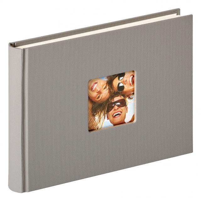 Walther Fun Design Grijs - 22x16 cm (40 Witte zijden / 20 bladen)