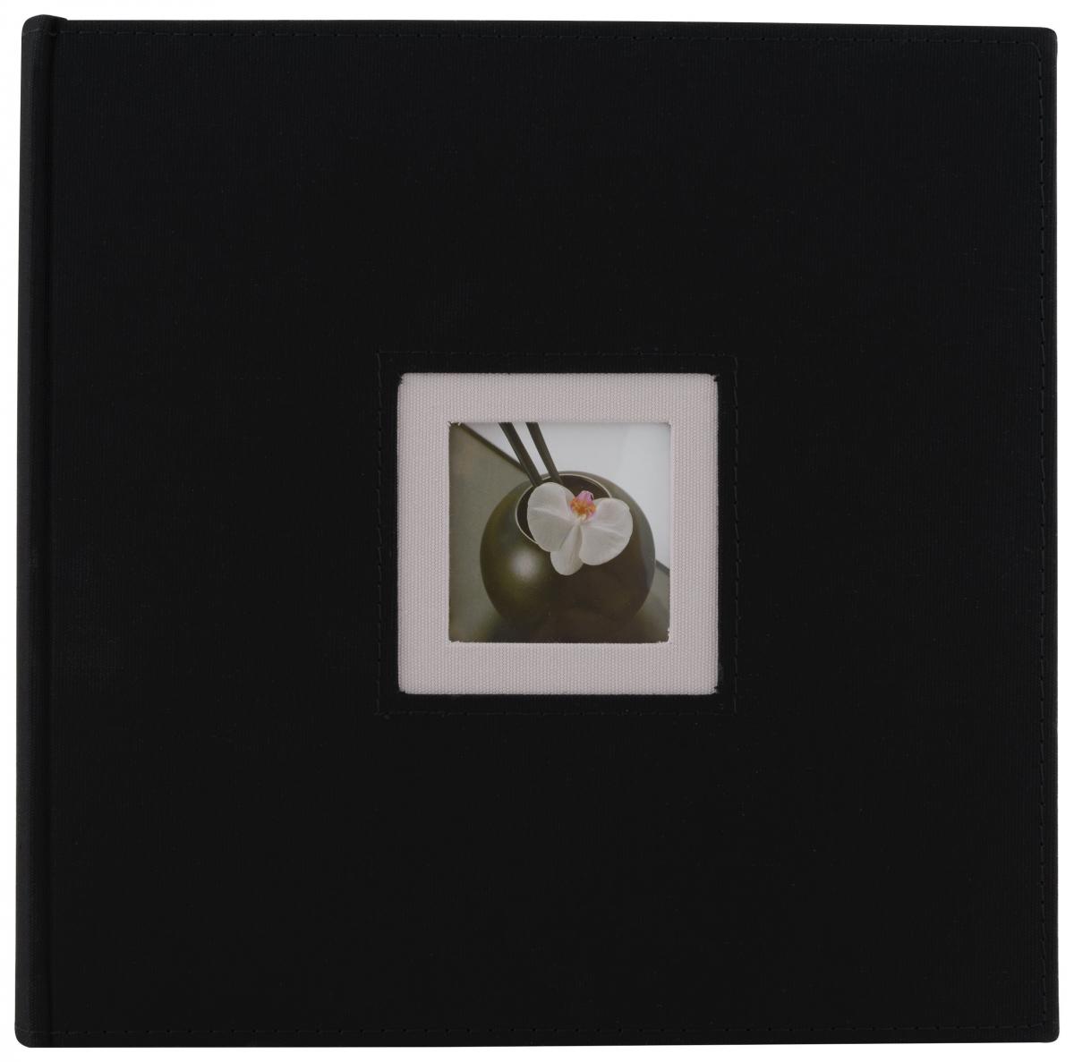 Walther Black & White Album Zwart - 26x25 cm (50 Zwarte zijden / 25 bladen)