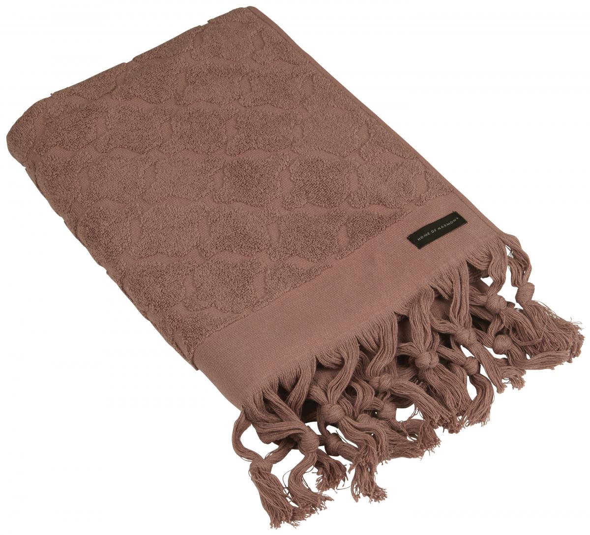 Fondaco Handdoek Miah - Rusty roze 70x140 cm