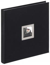 Walther Black & White Album Zwart - 30x30 cm (50 Zwarte pagina's / 25 bladen)