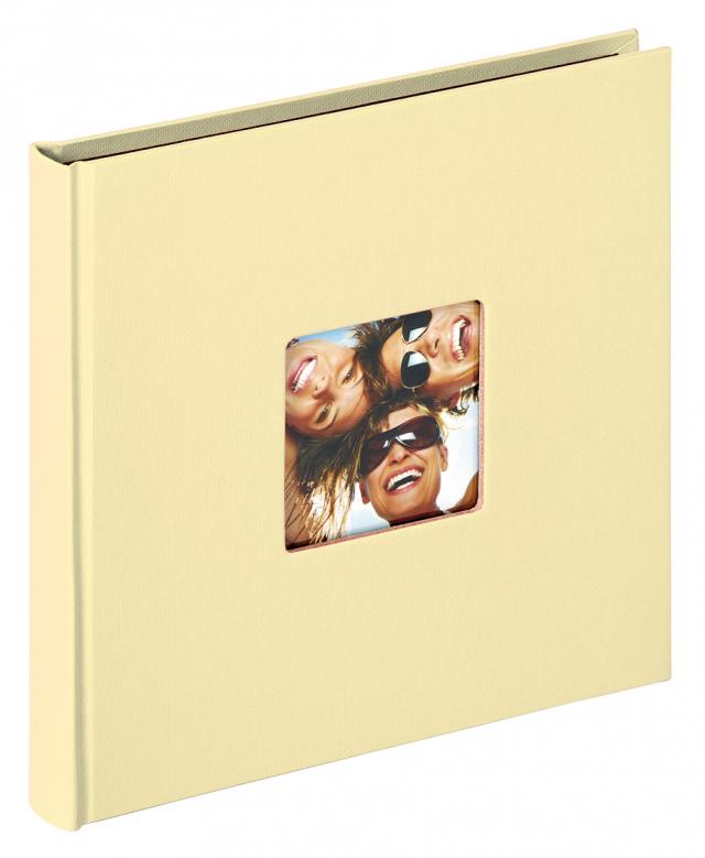 Walther Fun Album Crème - 18x18 cm (30 Zwarte zijden / 15 bladen)