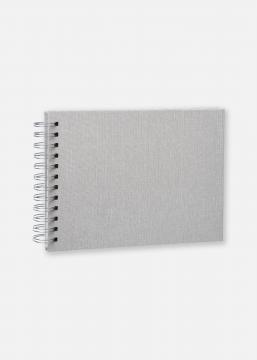 Focus Base Line Canvas Wire-O Beige 23x17 cm (40 Witte zijden / 20 Bladen)