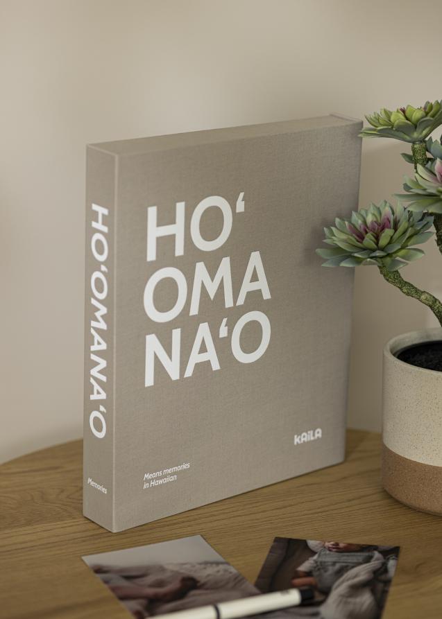 KAILA KAILA HO'OMANA'O - Coffee Table Photo Album (60 Zwarte zijden)