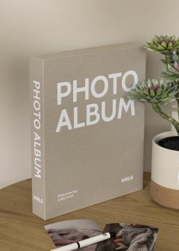 KAILA KAILA PHOTO ALBUM Grey - Coffee Table Photo Album (60 Zwarte zijden)