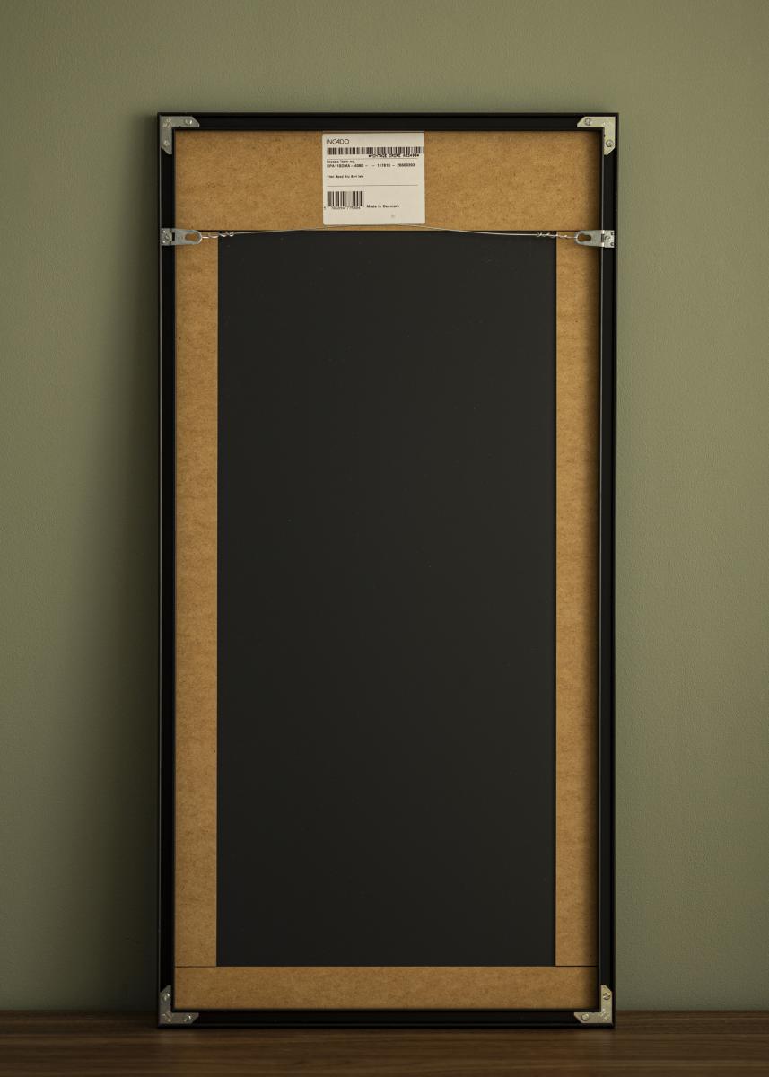 Incado Spiegel Minimal Black 40x80 cm
