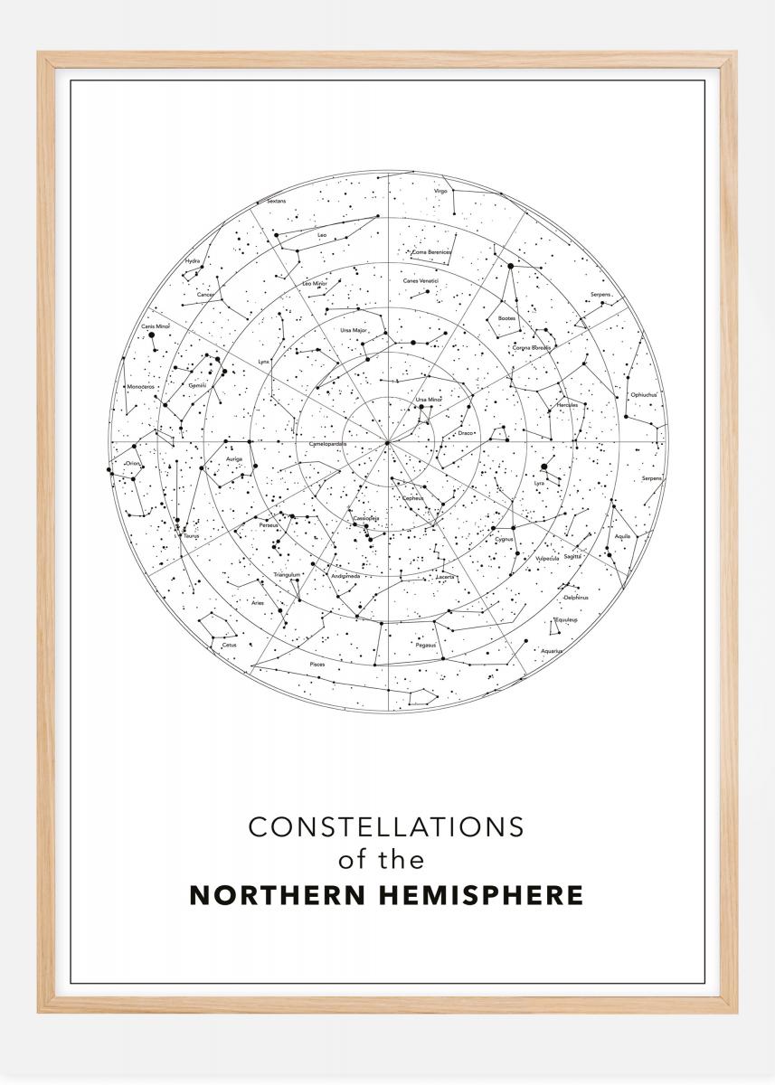 Bildverkstad Northern hemisphere Poster