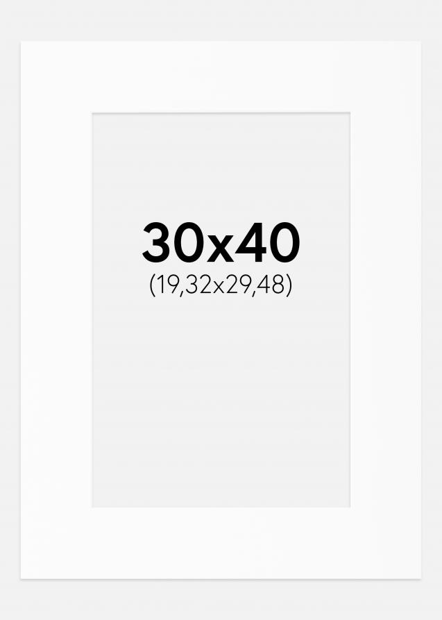 Artlink Passe-partout Wit Standard (Witte kern) 30x40 cm (19,32x29,48)