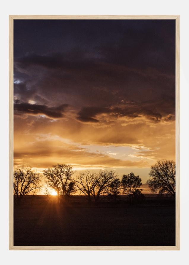 Bildverkstad Orange Sky Poster