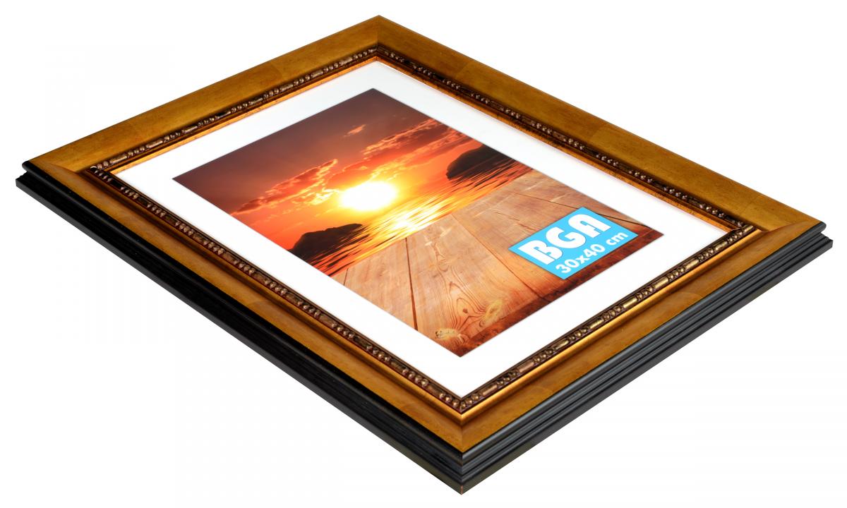 Ramverkstad 60x90 Ombud Fotolijst Stacy Goud - Formaat naar keuze