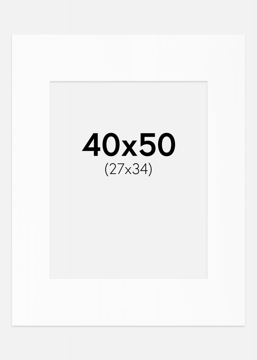 Artlink Passe-partout Wit Standard (Witte kern) 40x50 cm (27x34)