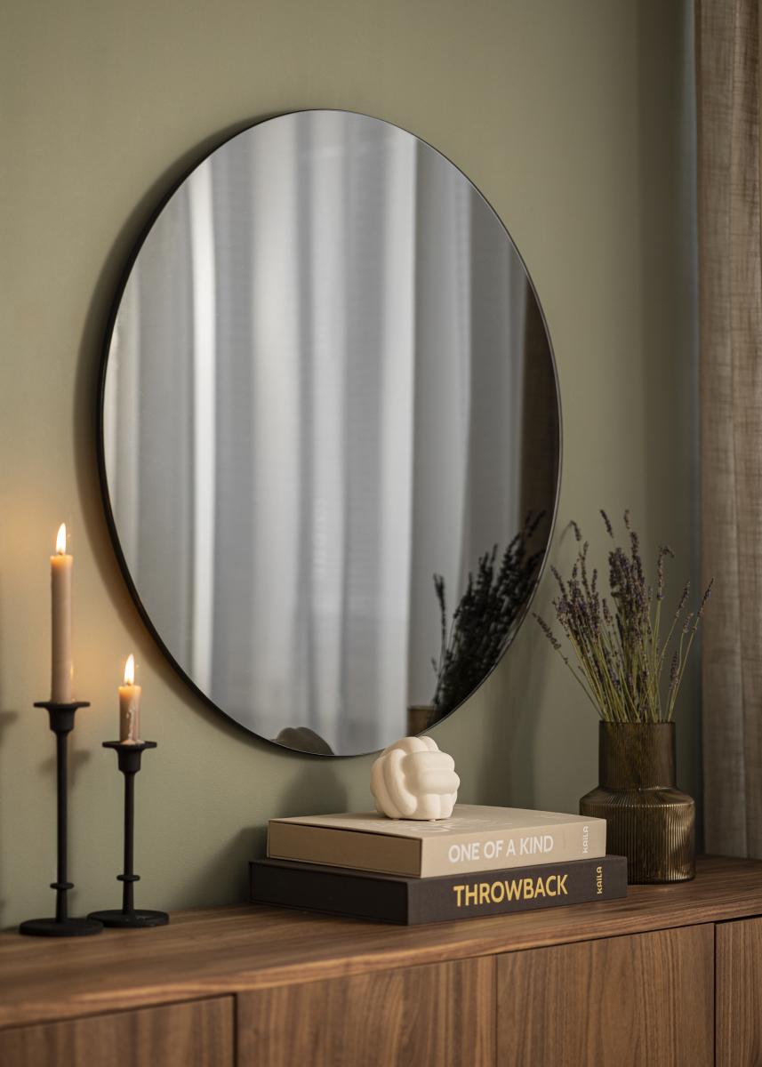 House Doctor Spiegel House Doctor Walls Grijs 80 cm Ø
