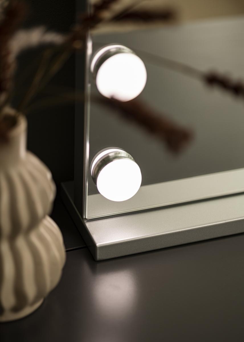 KAILA KAILA Make-up spiegel Base LED 14 Zilver 65x56 cm
