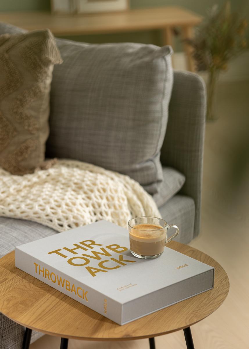 KAILA KAILA THROWBACK Grey XL - Coffee Table Photo Album (20 Zwarte zijden)