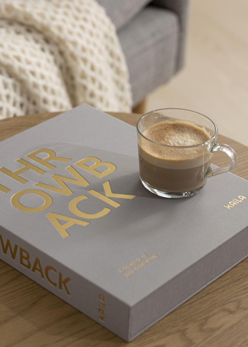 KAILA KAILA THROWBACK Grey - Coffee Table Photo Album (60 Zwarte zijden)