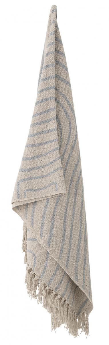 Bloomingville Plaid Dami - Blauw 130x160 cm