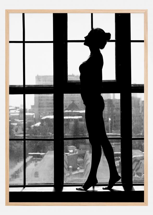 Lagervaror egen produktion Standing in window Poster