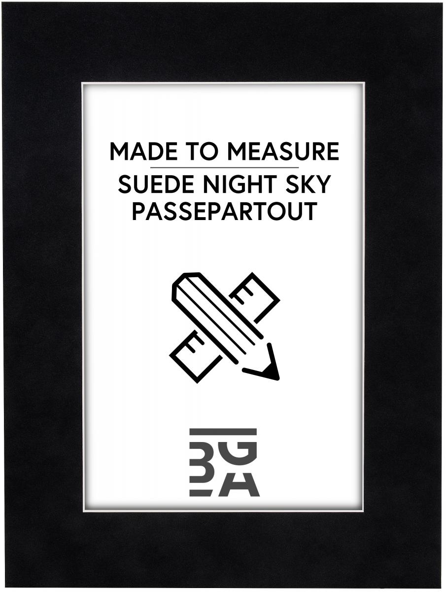Egen tillverkning - Passepartouter Passe-partout Suede Night Sky - Op maat gemaakt