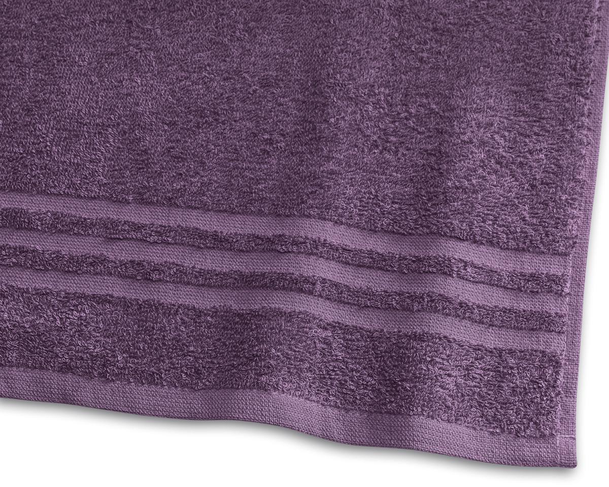 Borganäs of Sweden Badlaken Basic Badstof - Donkerpaars 90x150 cm