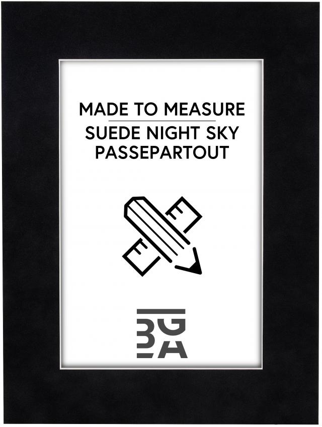 Egen tillverkning - Passepartouter Passe-partout Suede Night Sky - Op maat gemaakt