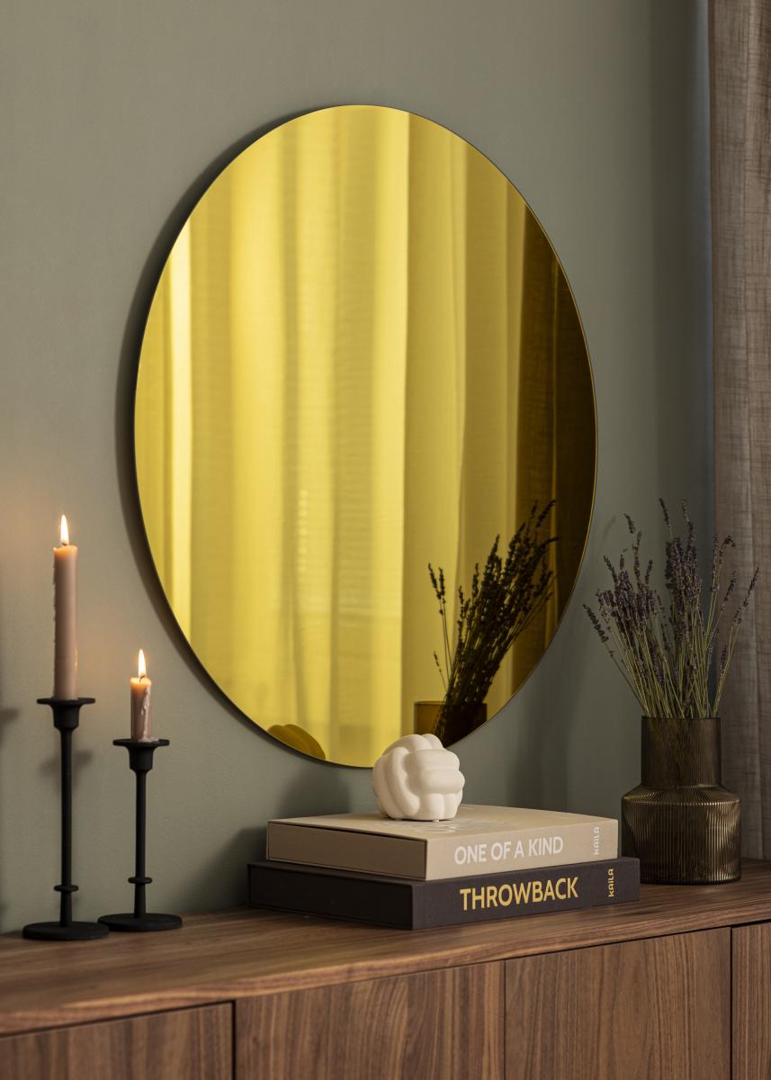 KAILA Spiegel Rich Yellow 80 cm Ø